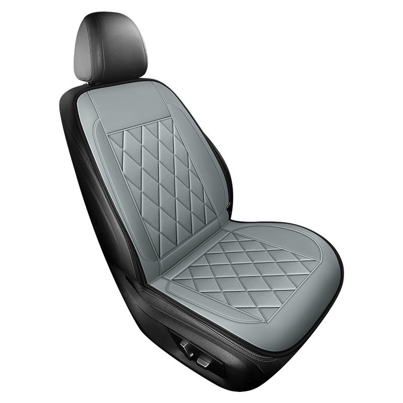 12V Electric Heated Plush Car Seat Cushion for Winter