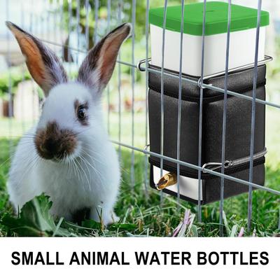 RabbitWater Bowl Hamster Waterer Thermostatic Waterer Drinking Bottle Leak Proof Small Animal Water Bottles Automatic Drinking