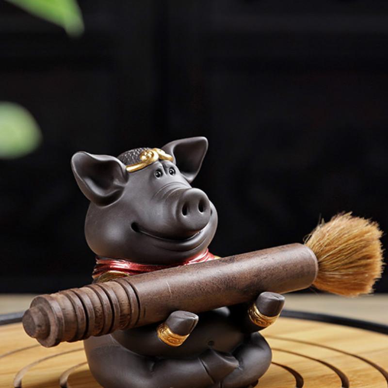 1pcs Creative Chinese Mythology Series Crafts Simple Monkey King Figurines Fashion Home Decoration Crafts Ceramic Ornaments