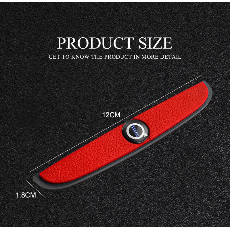 4Pcs Car Anti-collision Strip Silicone Protection Pad For Volvo Xc60 Xc90 V40 V60 S60 V50 V90 S80 C40 XC40 V70 XC70 C30 C70 EX90