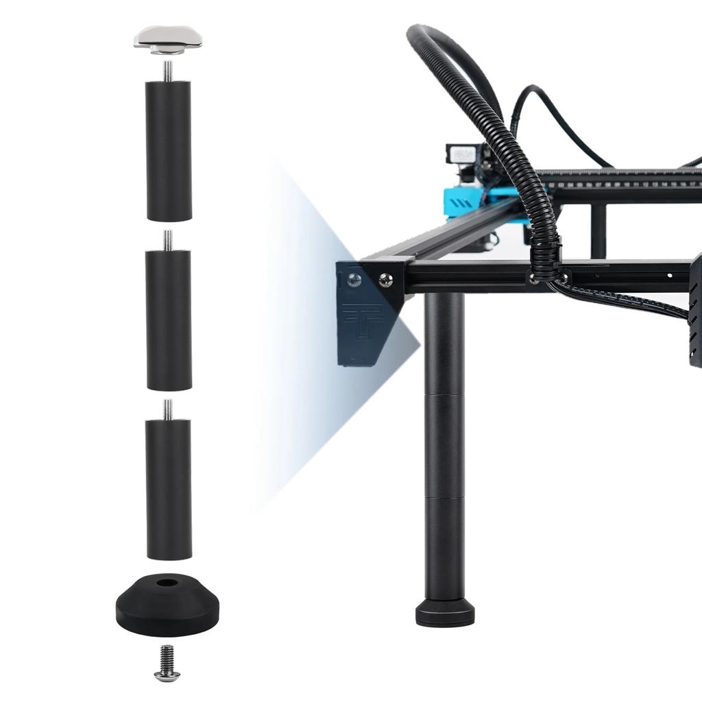 8pcs Engraving Machine Auxiliary Heightening Column Suitable For TTS 55 TTS55 TTS 10 A5 A5 Pro Engraver Used with Y