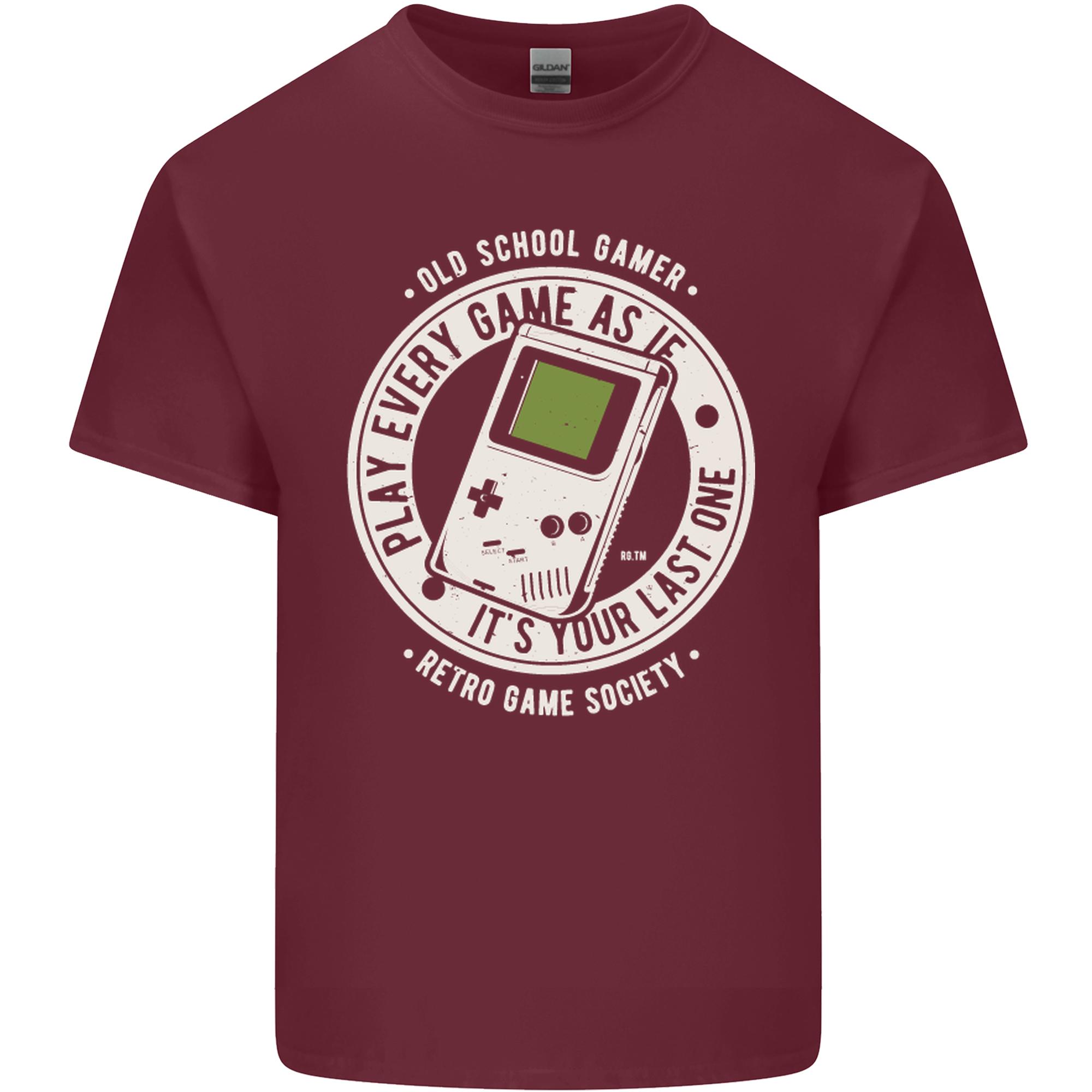 Old School Gamer Funny Gaming Unisexs Light Cotton TShirt S