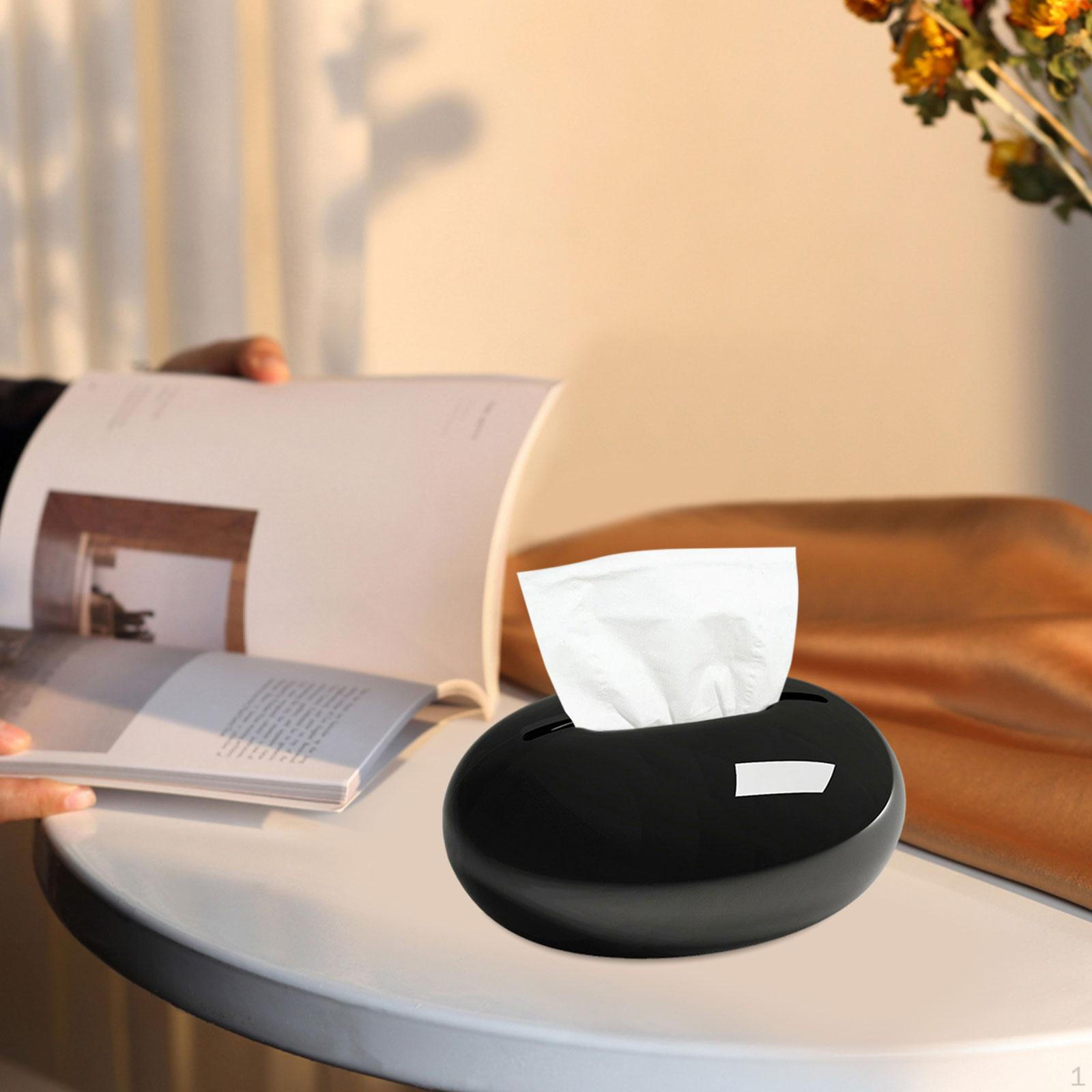 

Держатель для салфеток для лица, диспенсер для хранения бумаги Black Single Layer