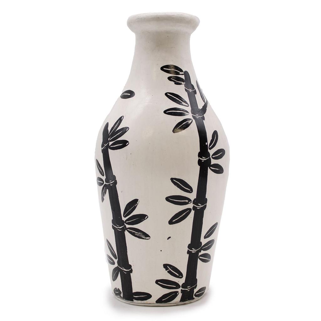 Bamboo-Shaped Vase Natural