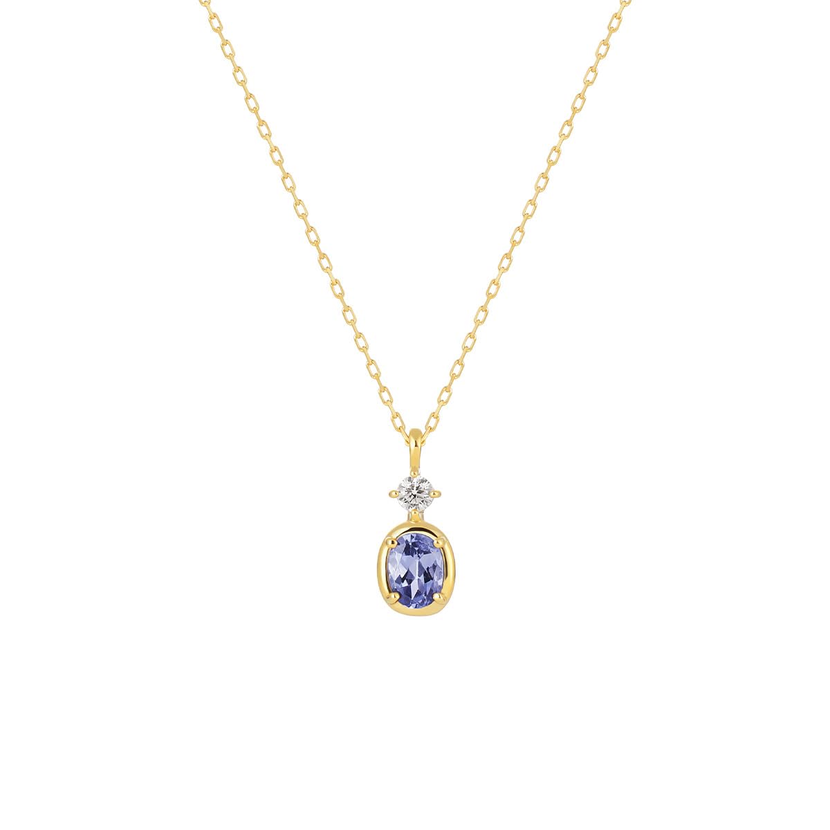 

Canal 4C December Birthstone 10K Yellow Gold Necklace 152346623003