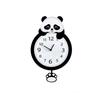 Panda Swing Wall Clock, A New Type of Simple, Creative and Silent Clock Decoration for Home Living Room Wall Mounting