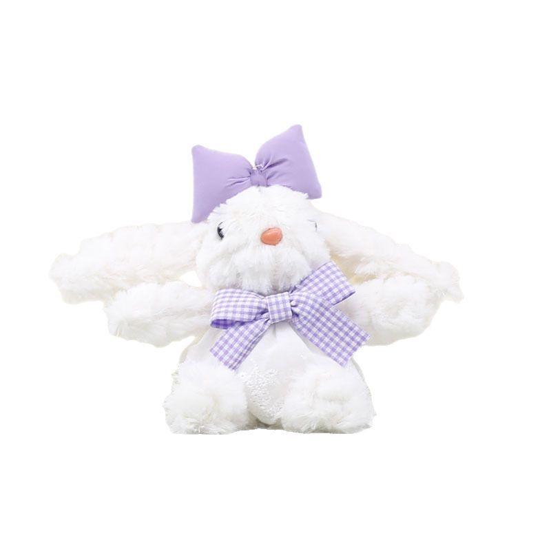 Eared Big Rabbit Stuffed Animal Keychain Plush Toy For Childrens Gift Idea