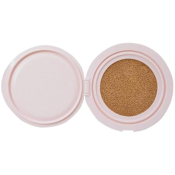 Canmake Fit Glow Cushion Refill 01 Light 10g Foundation Cushion Foundation Glossy Skin Thin Film with Drop-Shaped Puff SPF50+ PA+++