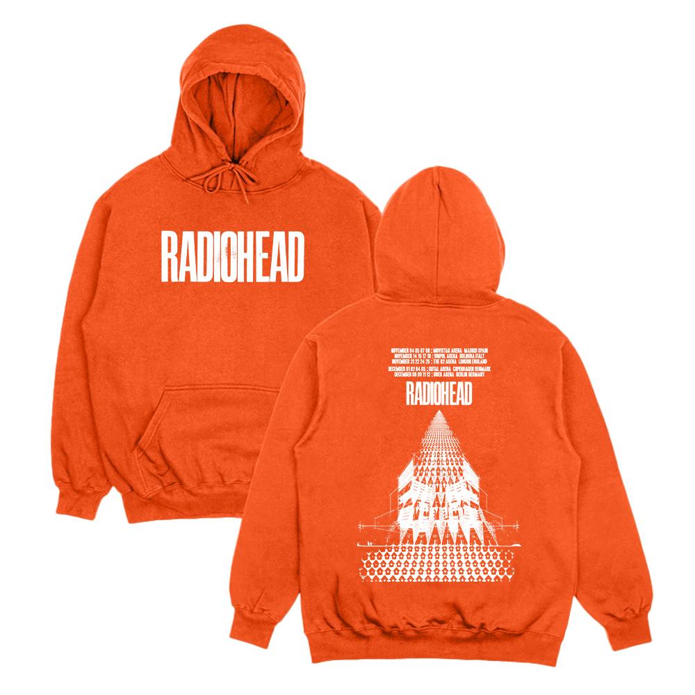 Rock Band Radiohead Hoodies Radiohead Return To The Road European Tour Sweatshirts Hip Hop Oversize Streetwear Unisex Clothing