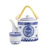 Exquisite Blue and White Retro Porcelain Bowl Set for Hotel and Home Use