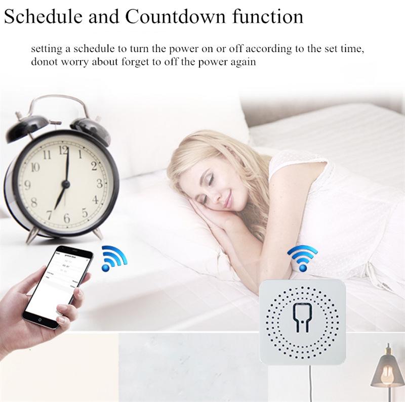 Tuya Zigbee Smart On/Off Mini 16A Switch with Alexa Voice Control