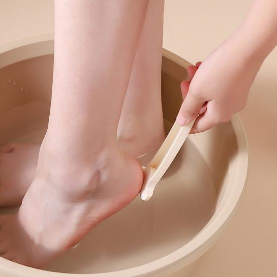 Plastik Pedikür Kazıyıcı Taşınabilir Pedikür Ayak Törpüsü Ölü Deri Topuk Nasır Giderme Aracı Çatlak Topuklar ve Pürüzlü Ayaklar İçin
