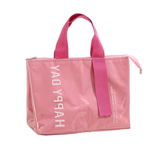 

MiniMood Insulated and Waterproof Lunch Bag, 26.5 x 20 x 17cm (Pink) | Aluminum Insulation + Water-Repellent Finish, Lightweight and Compact Design, P