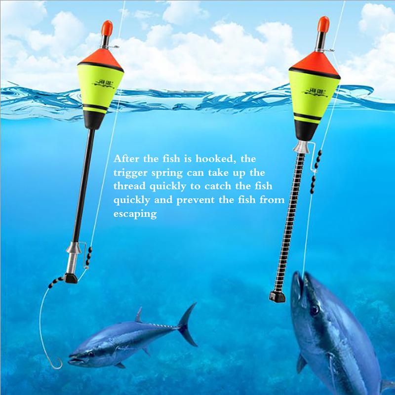 Automatischer Angelschwimmer Angelzubehör Schnelles Angeln Bobber Angelschwimmer