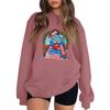 Women's Fashion Long-Sleeve Pullover Sweatshirt With Fun Movie-Themed Print