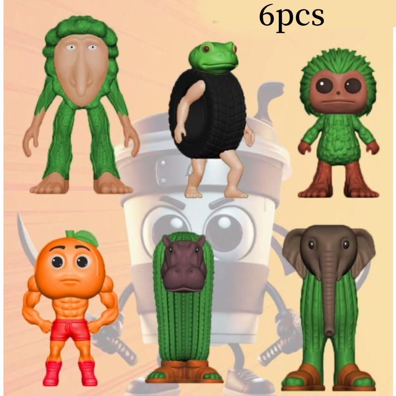 Italian Brainrot Al Pvc Mythical Creatures Figure Set With Collectible Design For Fantasy Enthusiasts