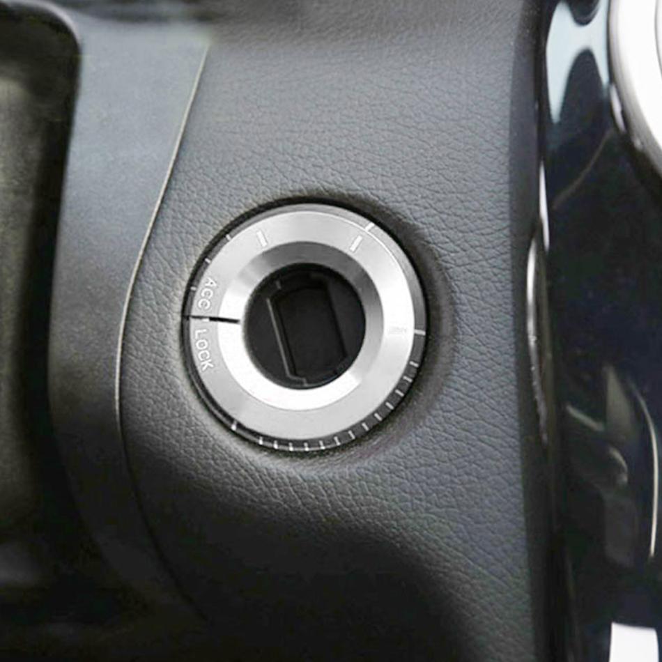 Car Ignition Button Key Ring Hole Circle Sticker for Mercedes Benz A C Class GLA CLA GLC W205 W212 X253 C117 Accessories