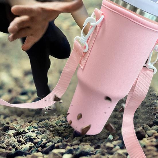 Nosič na láhve na vodu Držák na tašku s nastavitelným ramenním popruhem Návlek na šálek 30/40 Oz na láhev na vodu Držák na rukáv na tašku