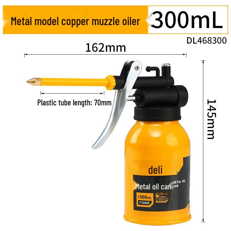 Deli High-Pressure Manual Oil Drip and Lubricant Can