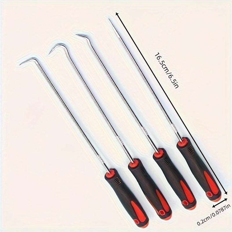 4pcs Oil seal hook set tire repair and maintenance tool O-ring puller screwdriver disassembly set