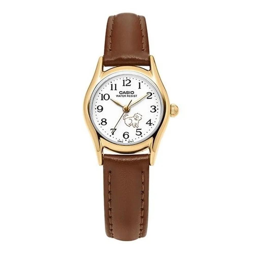 Women s Analog Leather Wristwatch (LTP 1094Q 7B7RDF)