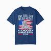 I Choose Combat Boots Female Veteran Shirt US Female Veteran Shirt Patriotic Military Veterans Day Women Clothing Cotton Tops