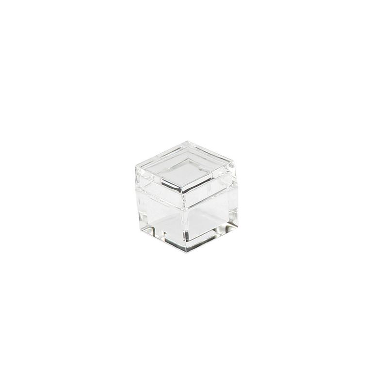 10PCS/Set Acrylic Cases Element Cubes Box For Element Cube Shape Clear Boxes Collection Storage For 10MM 25.4MM Element Cubes