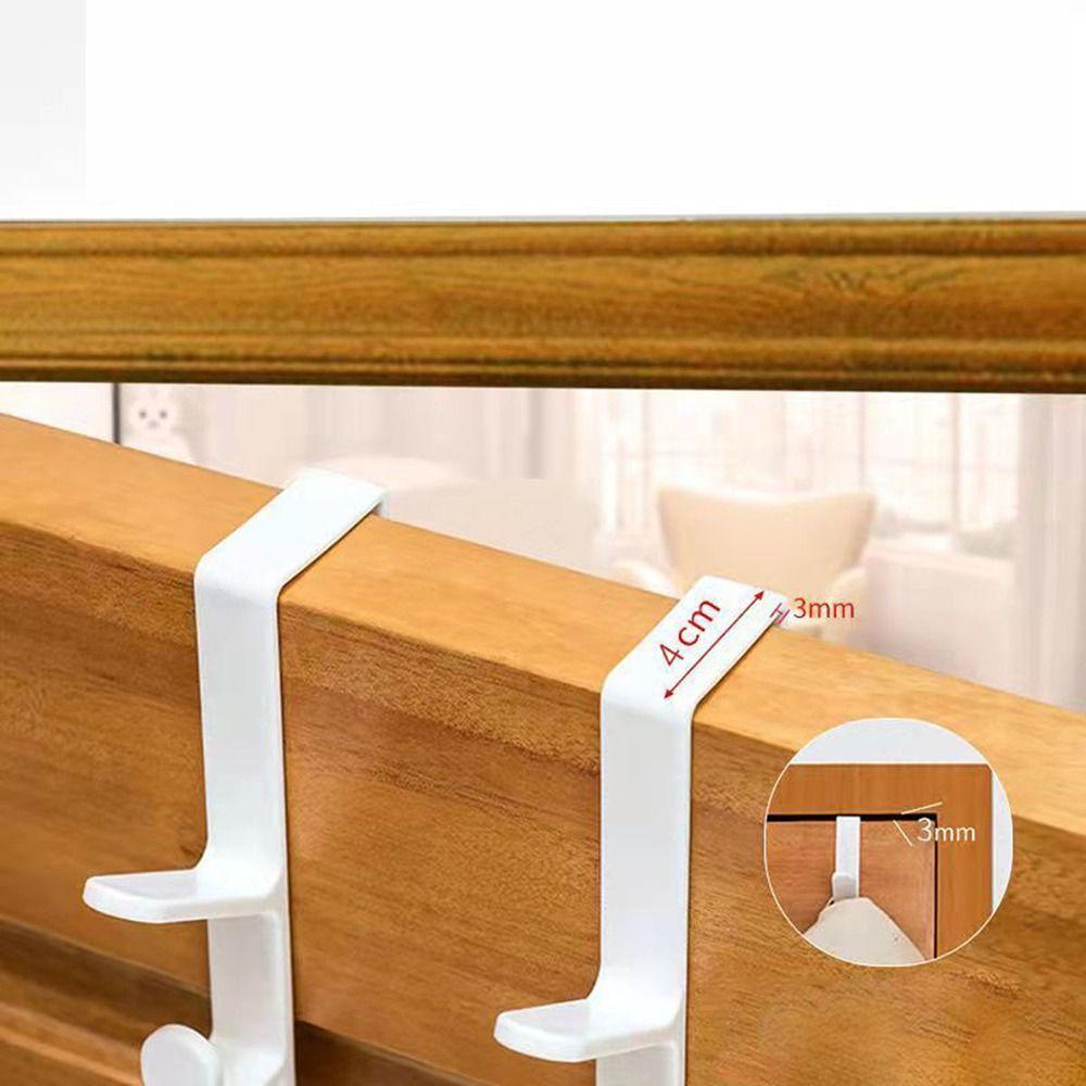 5 Hooks Coat Hook Wall-mounted Hanging Rack New Door Hanger Hooks  for Clothes Bag Caps Purse