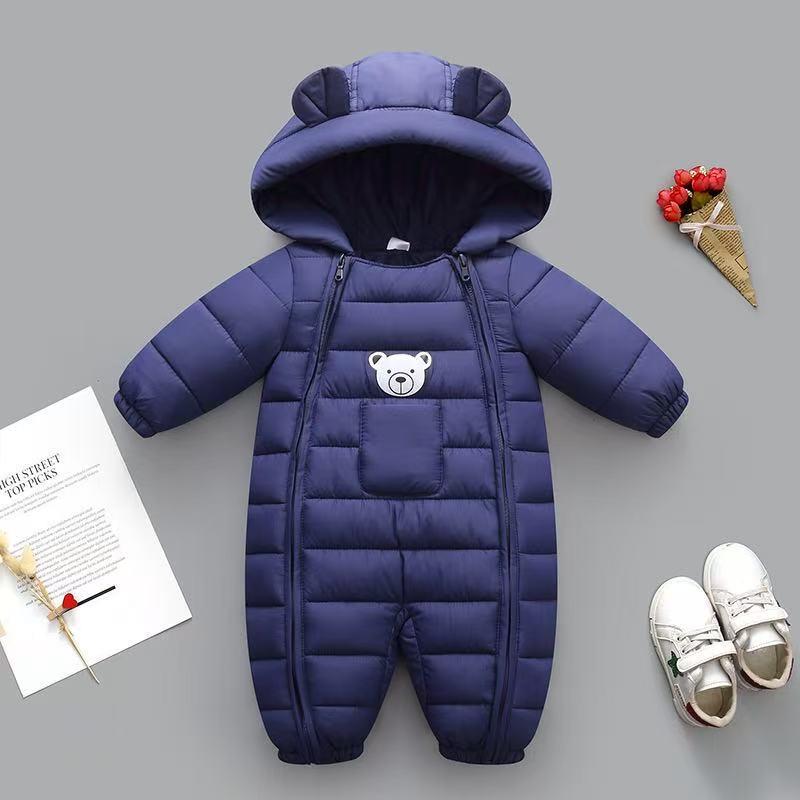 Tuta in Cotone Calda Ispessita per Neonati - Set Outerwear Autunno/Inverno
