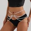 Blingbling Waist Belt Stylish Multilayer Pearls Waist Chain Belt Elaborate Chain Belly Chain for Belly Dance Waist Chain
