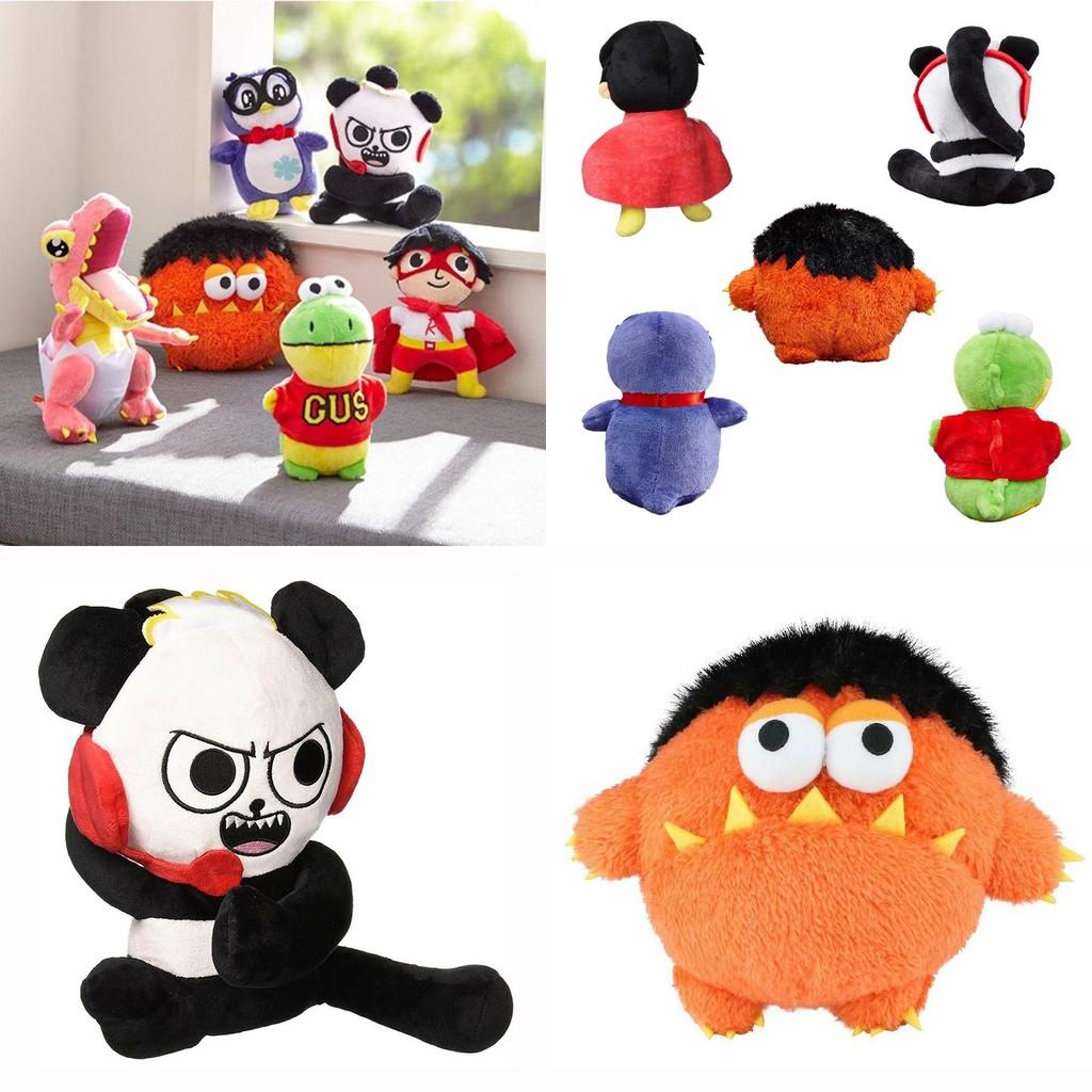 Adorável Ryans World Combo Panda 18cm Pelúcia Macia Brinquedo de Pelúcia Para Crianças Presentes