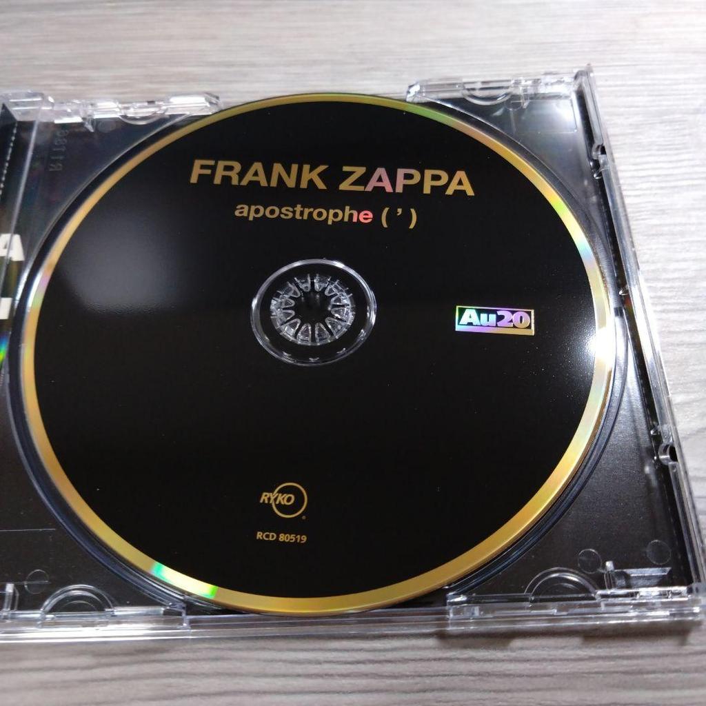 [USED] High quality gold CD FRANK ZAPPA apostrophe GOLD