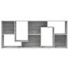 Vidaxl Bookshelf, Sonoma Oak Grey, 67X24X161 Cm