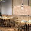 Paper Rope Lampshade Chandelier Shade Bulb Guard Woven Pendant Lampshade For Restaurant Teahouse Living Room