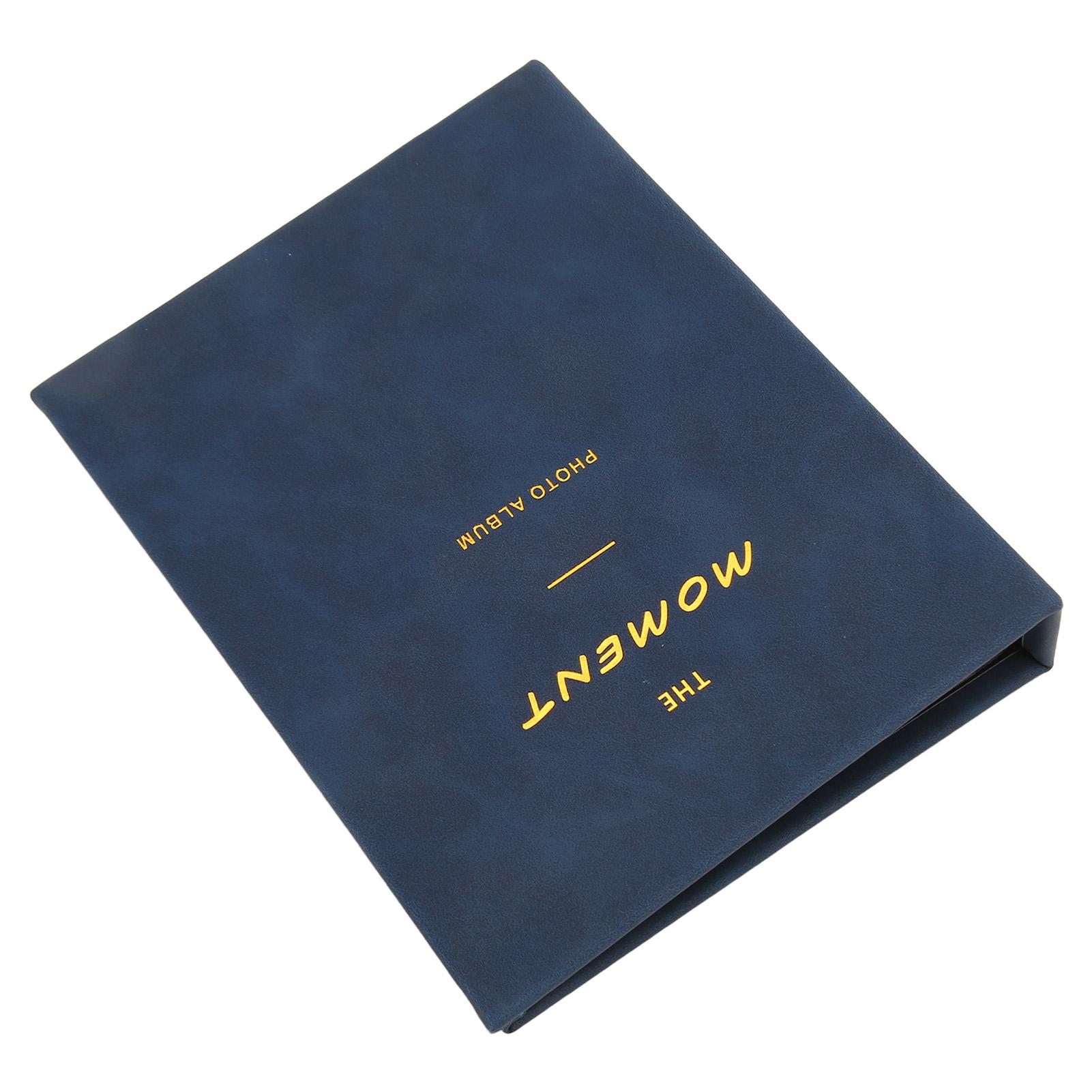 

64 кармана фотоальбом полная защита 3-дюймовая пленка мгновенная камера фотоальбом для Fujifilm Instax темно-синий