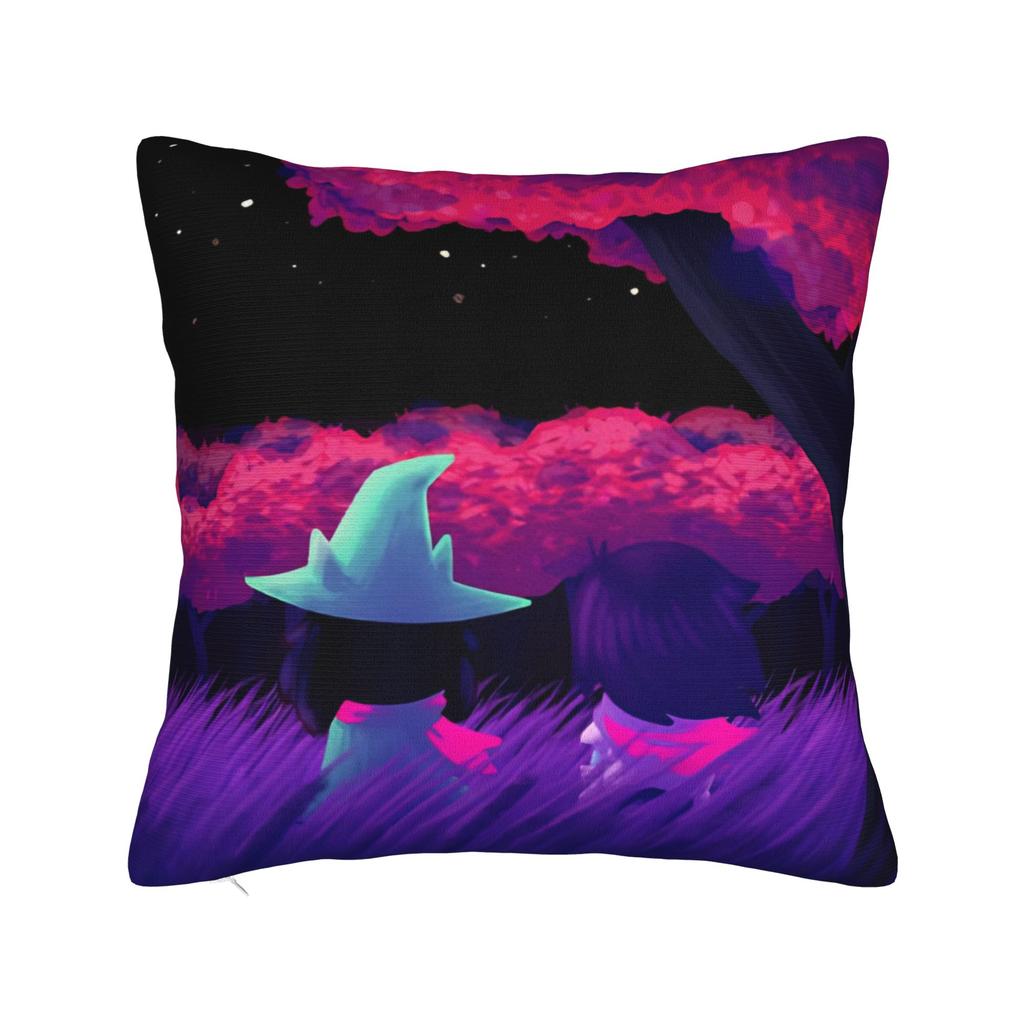 Deltarunes Kris Ralsei Susie Pillowcase Soft Cushion Cover Decorative Pillow Case Cover Bed Square