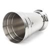 304 Stainless Steel Iced Cocktail Cup Drinking Wine Mug Anti Falling for Bar Party Bartender Tool(Silver 400ML)