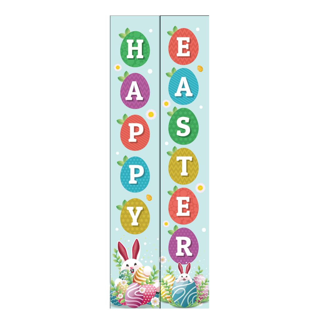 180 * 30Cm Easter Family Party Festival Atmosphere Arrangement Flag Polyester Cloth Couplet Customization