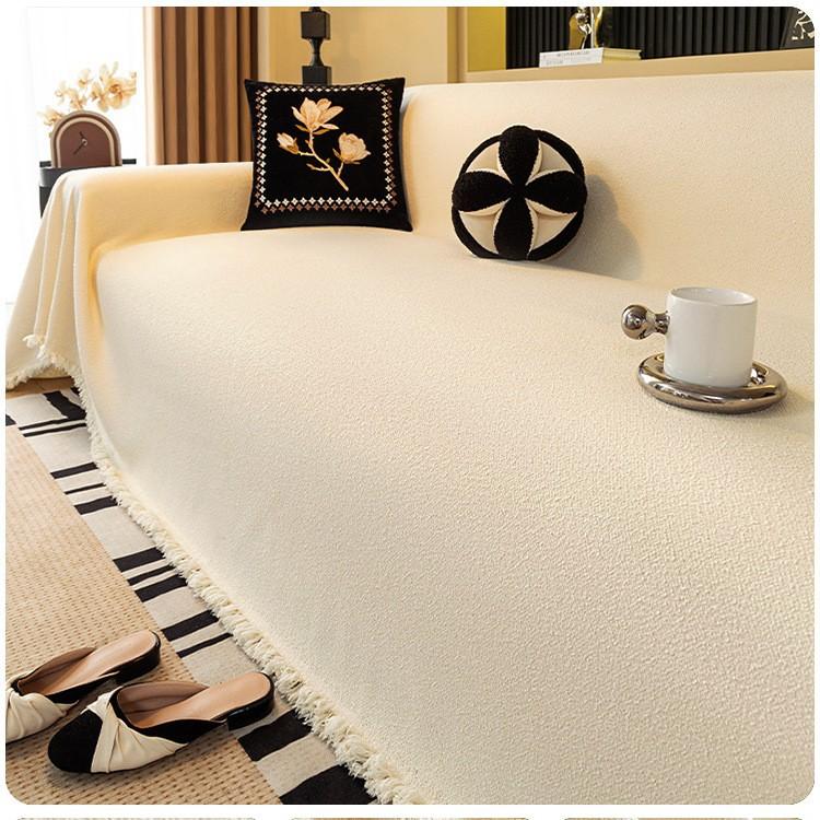 

Универсальное покрывало для дивана на четыре сезона, водонепроницаемая ткань с коротким плюшем, чехол для дивана, полностью закрывающая простыня, защита от проникновения и от царапин кошек, одеяло для дивана 180 * 130cm