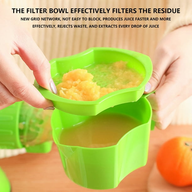 EGNMCR Juicer Juicer Machine Hand Cranked Full Function Juicer Household Portable Food Processor Manual Juicer a Juicer