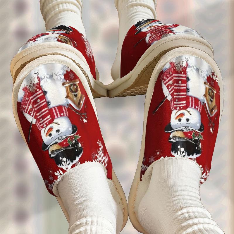 Men's Christmas Snowman Cotton Slippers - Hot Selling Exclusive Design