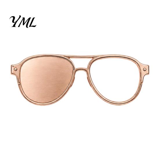 Glasses Hanging Pin Eyeglasses Holder Brooch Pin, Shape Lapel for Men Women, Decorative Clothes Decoration Accessories Suit Dress Shirt Collar