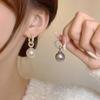 Xiaomi Huitan Women Simulated Pearl Drop Earrings Luxury Female Accessories for Engagement Wedding Chic Trendy Jewelry with Shiny CZ