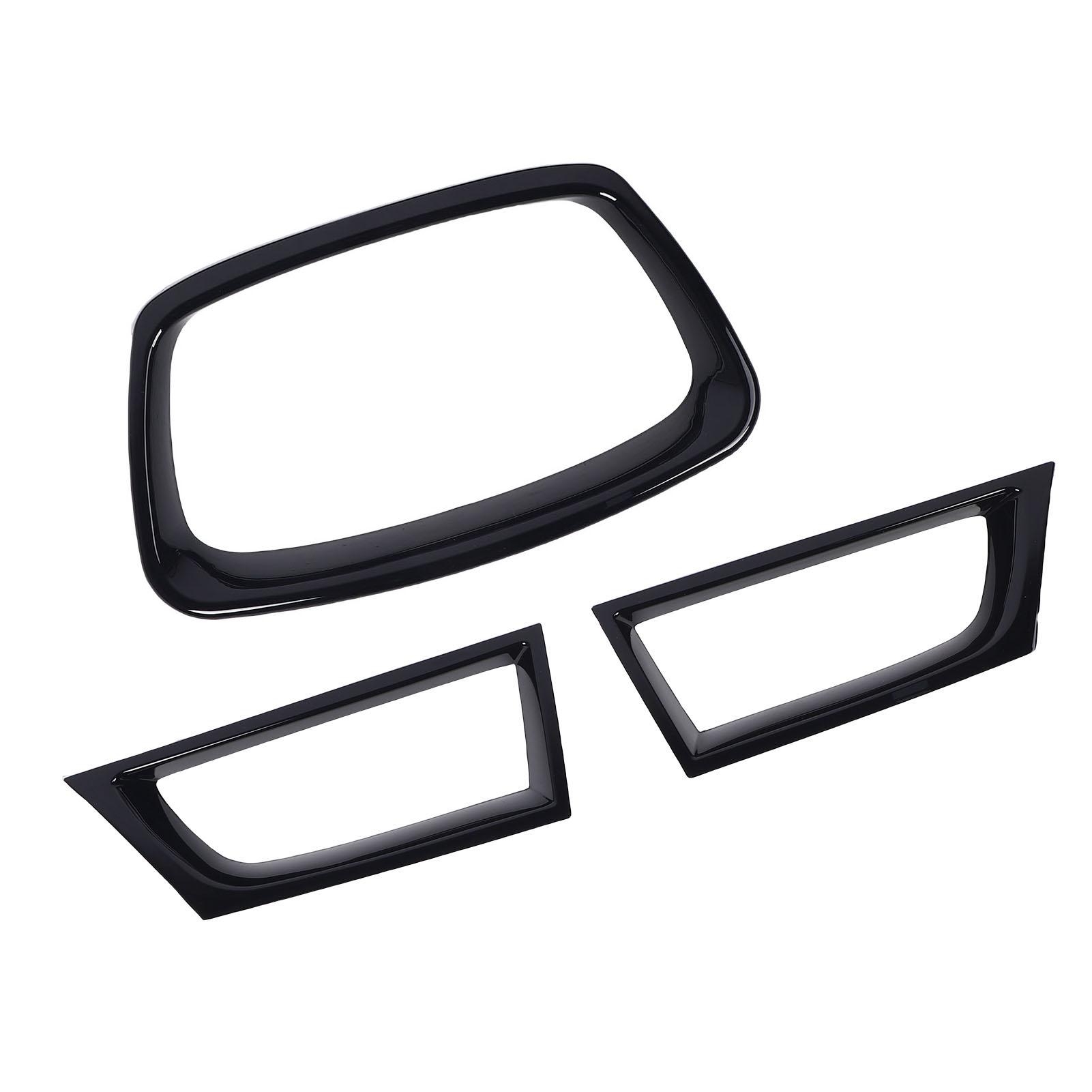 3 PCS Front Grille Overlay Cover Decorative Front Grille Surround Trim Replacement for       9th Generation 2006-2007