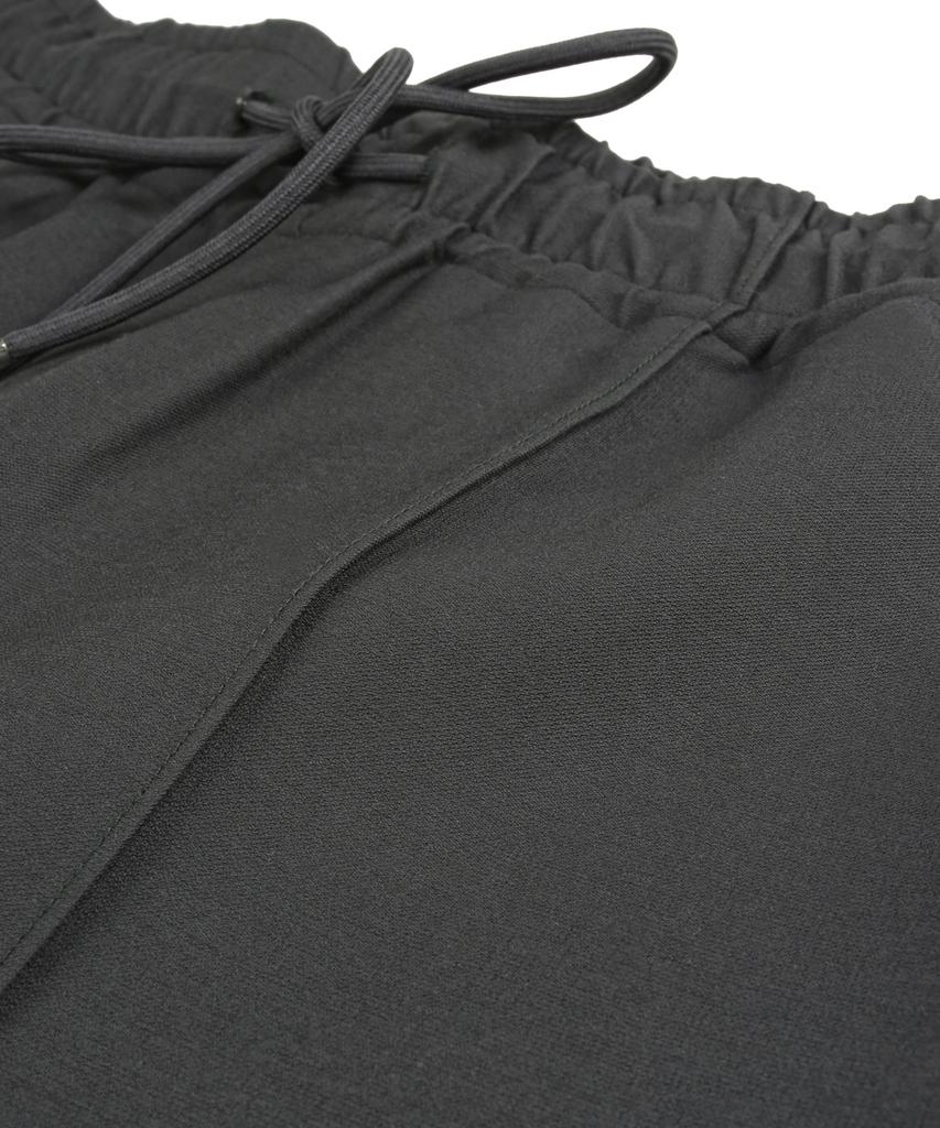 Nodeuyuumeon R/N Spandex Relaxed Elastic Waist Slacks [Charcoal]