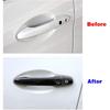 Glossy Black Exterior Door Handle Cover Trim for for Honda CRV CR-V 2012-2016 Civic 2012-2015 Accessories Decor with Smart Key Holes