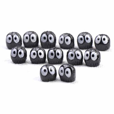 YUWENW Miniature Set of Cute Resin Tank Miniature Figurines for Car Micro Landscape Garden Moss Terrarium Miniature Miniature Micro Black Figurines,