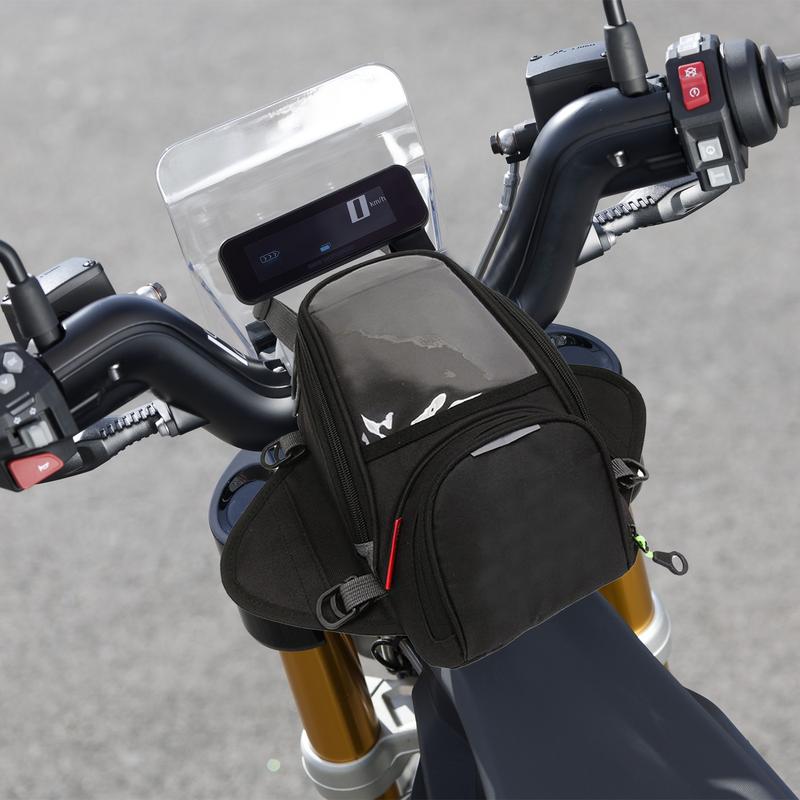 Motorcycle Fuel Tank Bag Touchable Navigation Magnet Bag Waterproof Multifunctional Magnetic Reflective Front Trunk Pannier