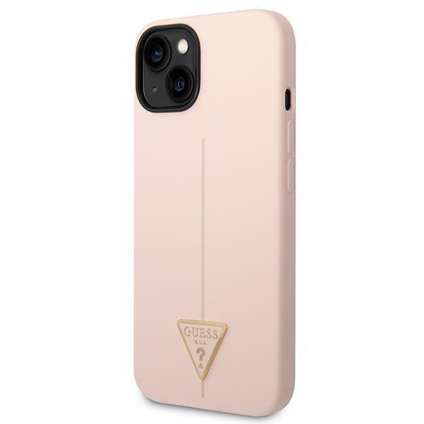 Guess Guhcp14Msltgp Iphone 14 Plus / 15 Plus 6.7 Różowy/Pink Hardcase Silicone Triangle