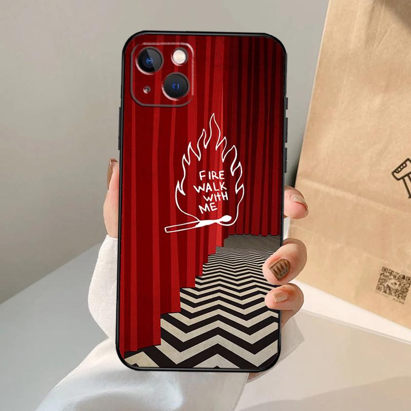 Twin Peaks Fire Walk With Me Phone Case For iPhone 17 Air 16 14 13 12 11 15 Pro Max 13 12 mini 15 16 Plus 16e Cover Coque